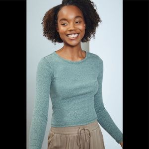 PacSun Me to We Flecked She Knows Long Sleeve Top